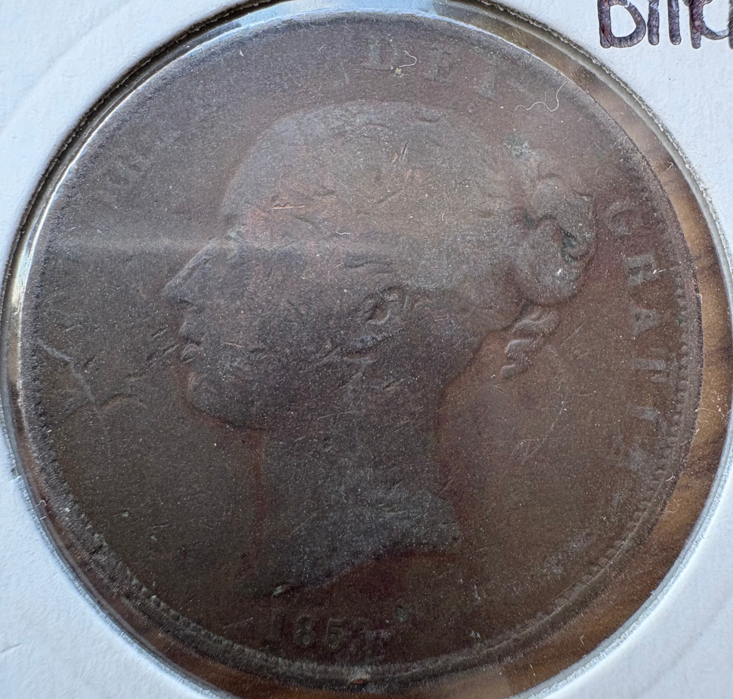 1853 Great Britain Penny KM# 793