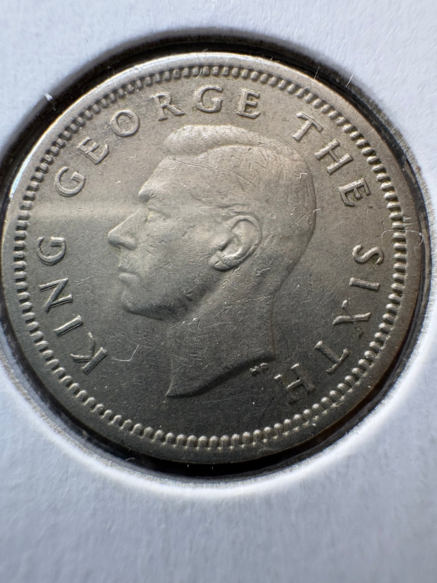 1948 New Zealand Threepence KM# 15