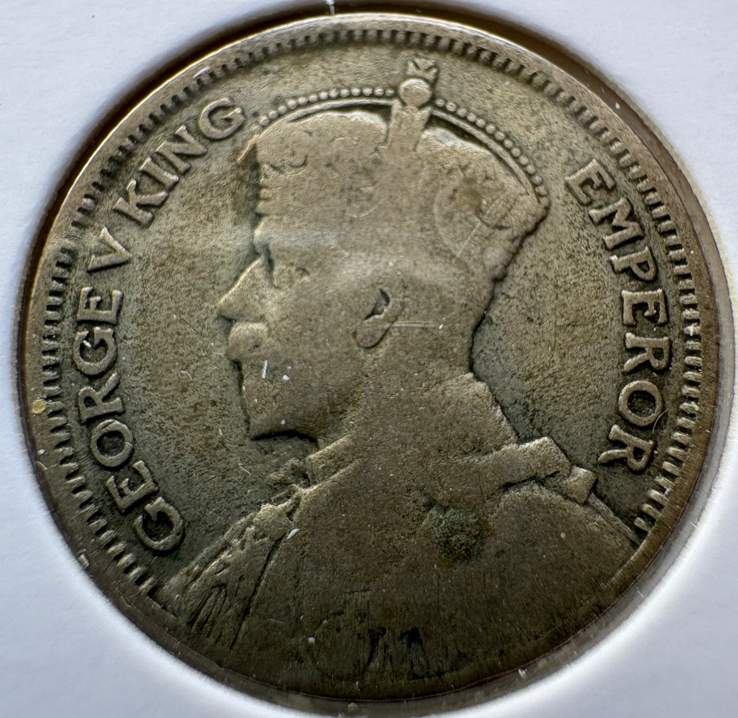1935 New Zealand Sixpence .500 Silver KM# 2