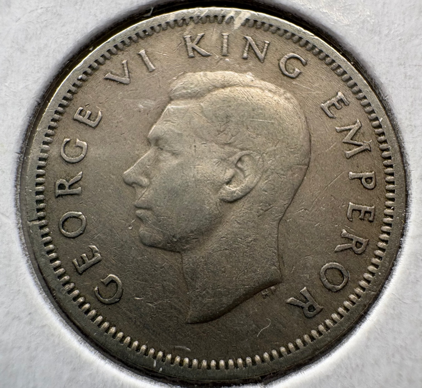 1947 New Zealand Sixpence KM# 8a