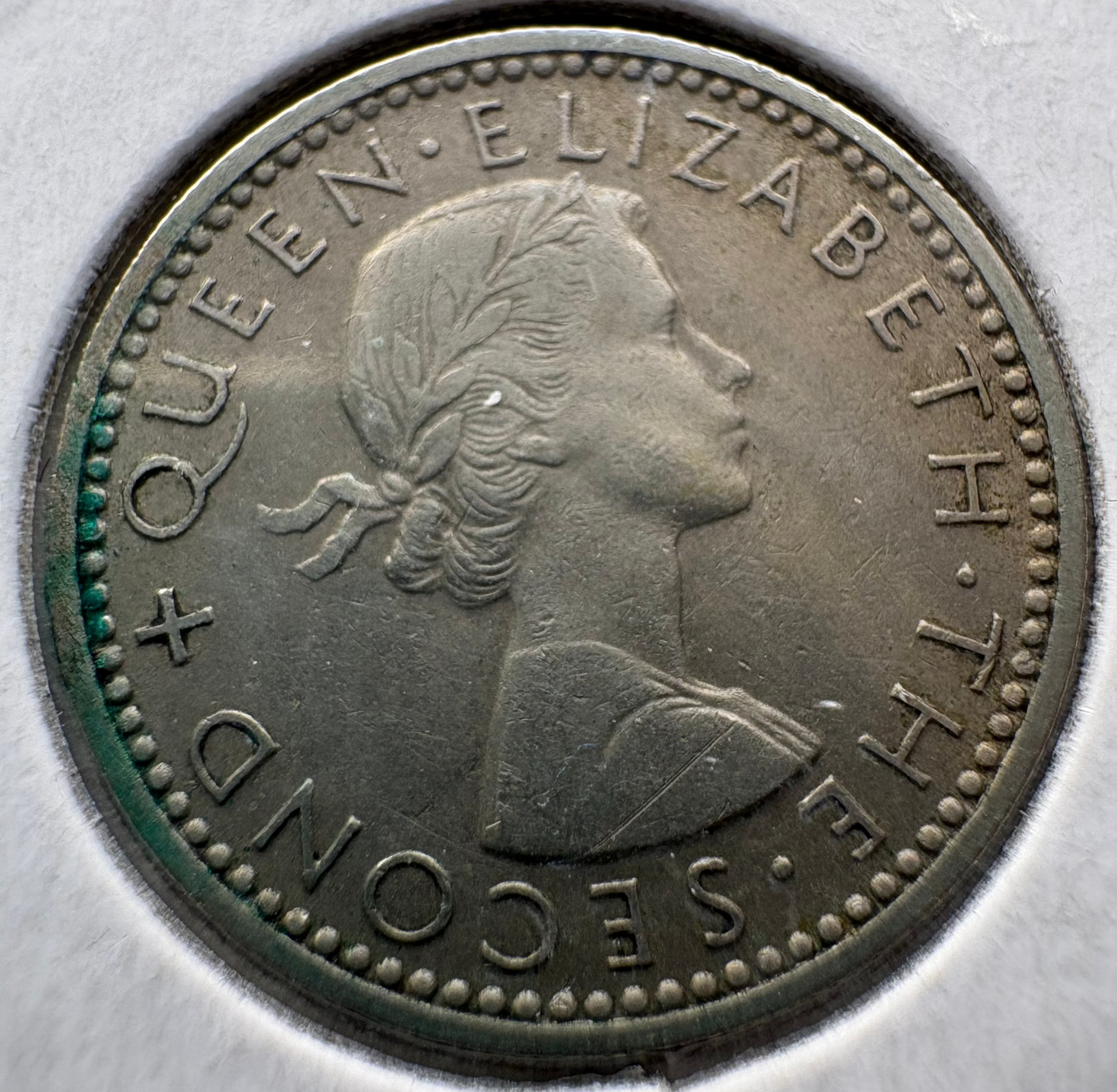 1957 New Zealand Sixpence KM# 26.1