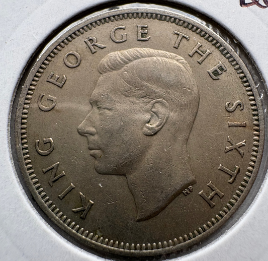 1948 New Zealand Florin KM# 18