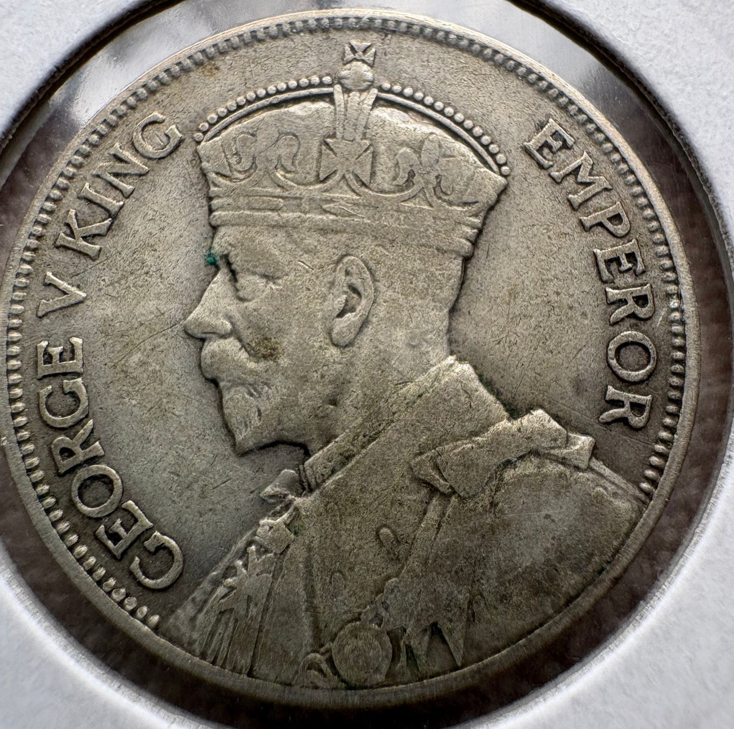 1934 New Zealand Florin .500 Silver KM# 4