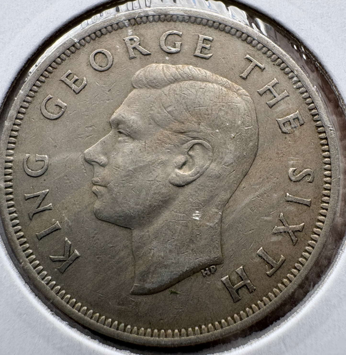 1948 New Zealand Florin Half Crown KM# 19