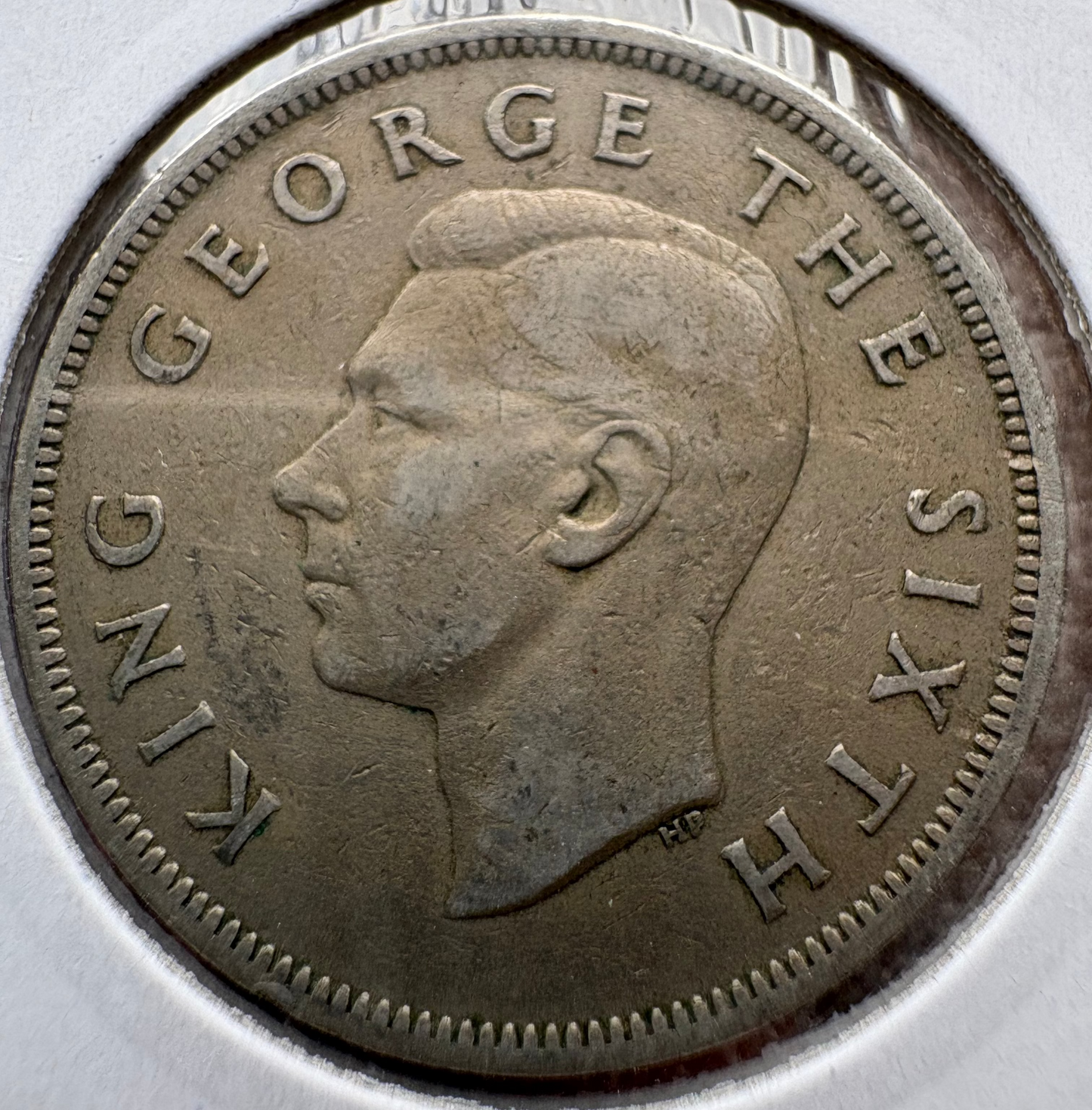 1948 New Zealand Florin Half Crown KM# 19