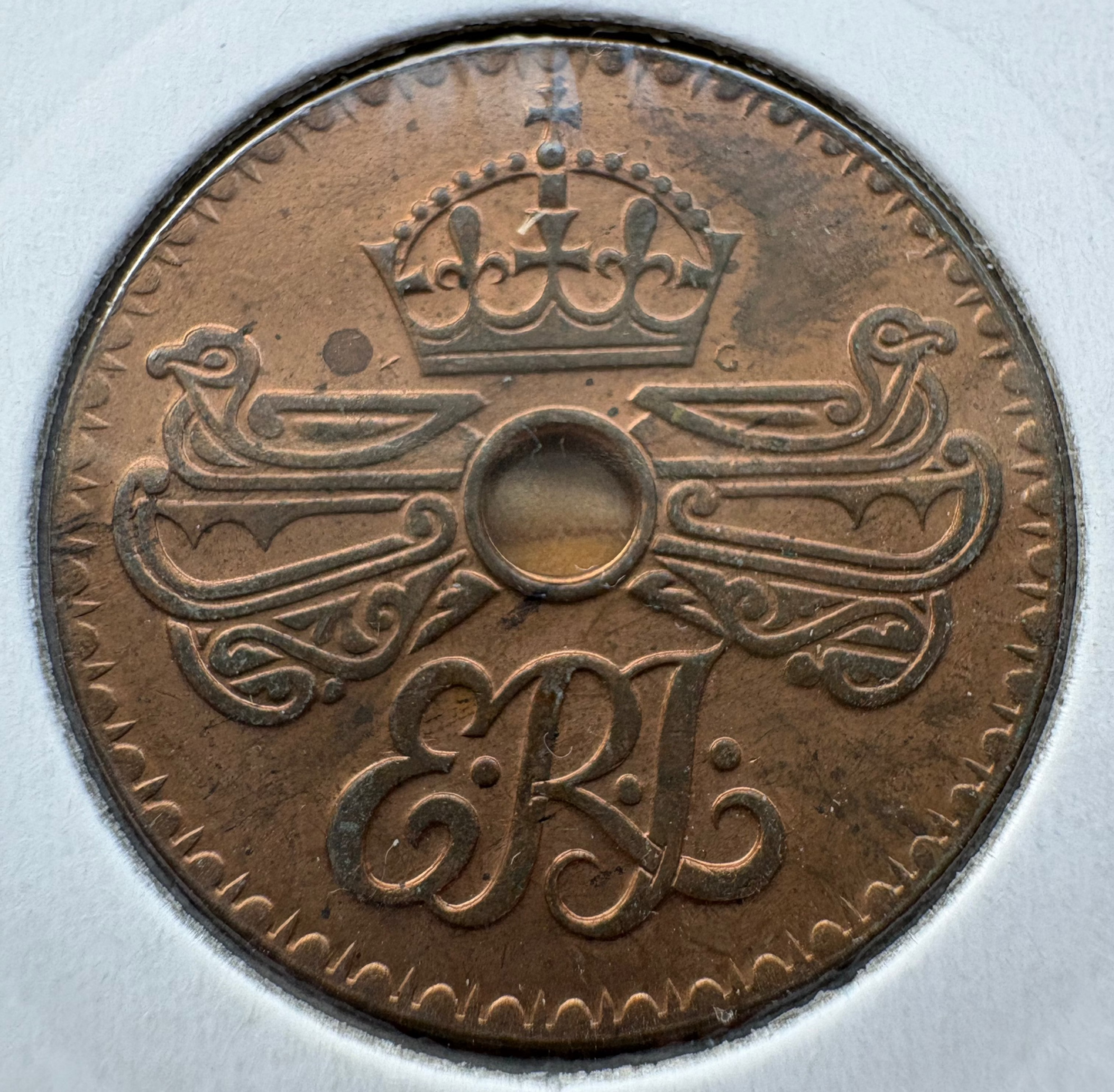 1936 New Guinea Penny KM# 6