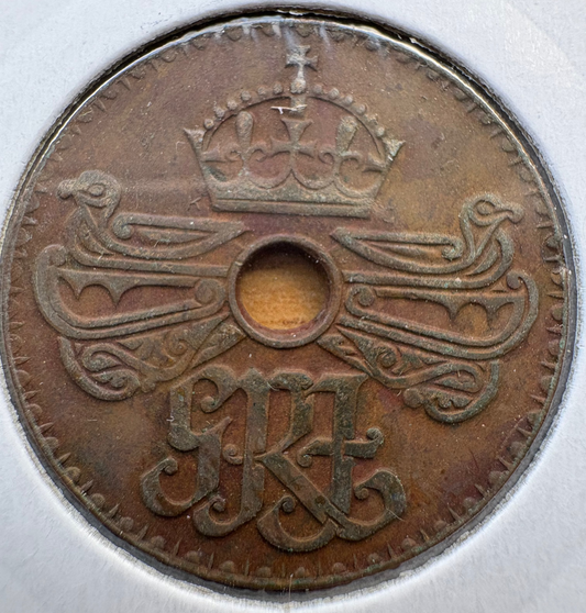 1938 New Guinea Penny KM#7