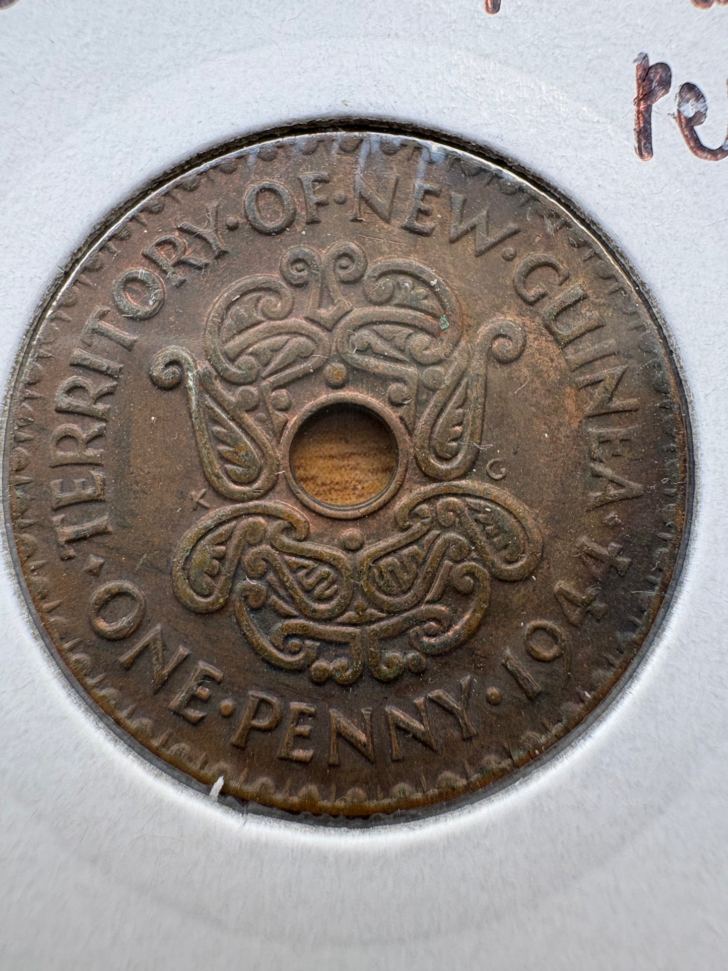 1944 New Guinea Penny KM# 7