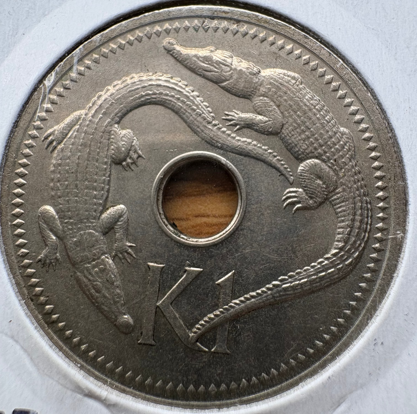 1975 Papua New Guinea 1 Kina KM# 6