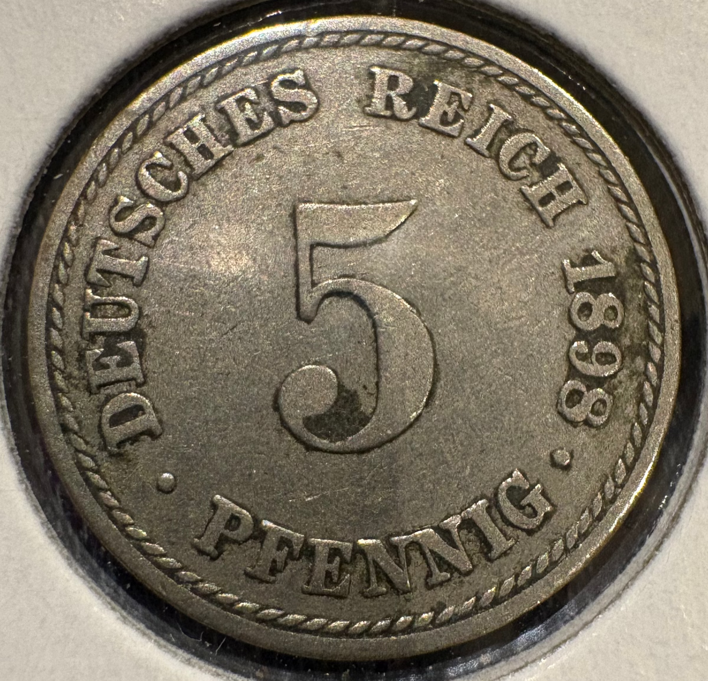 1898a Germany Empire 5 Pfennig KM# 11