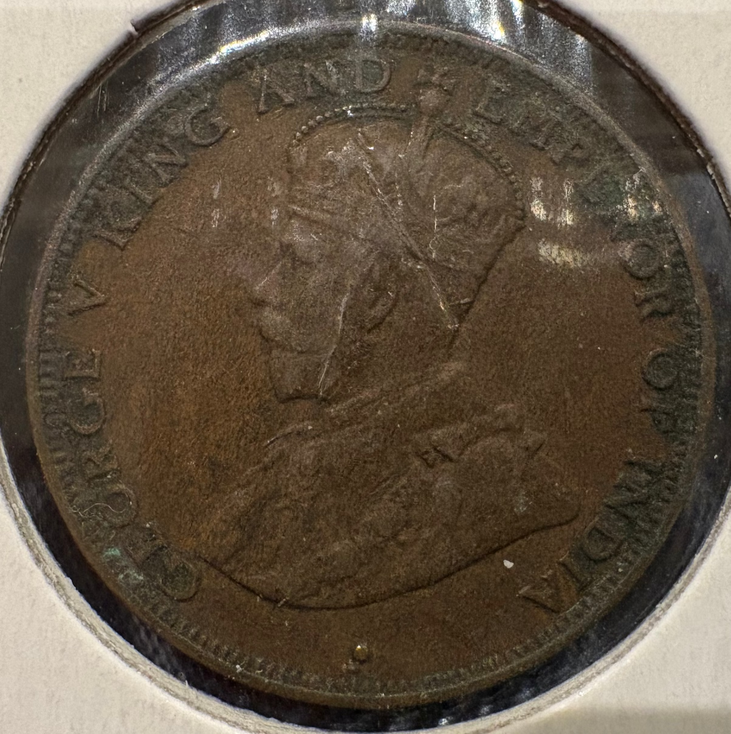 1933 Hong Kong PRC One Cent KM# 17