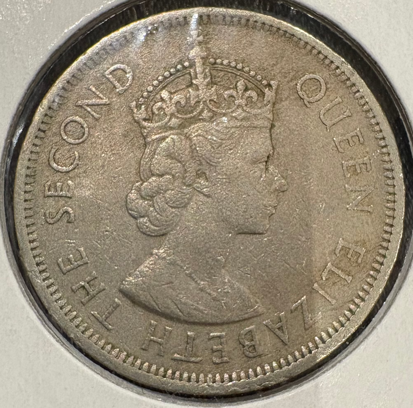 1960 Hong Kong One Dollar KM# 31.1