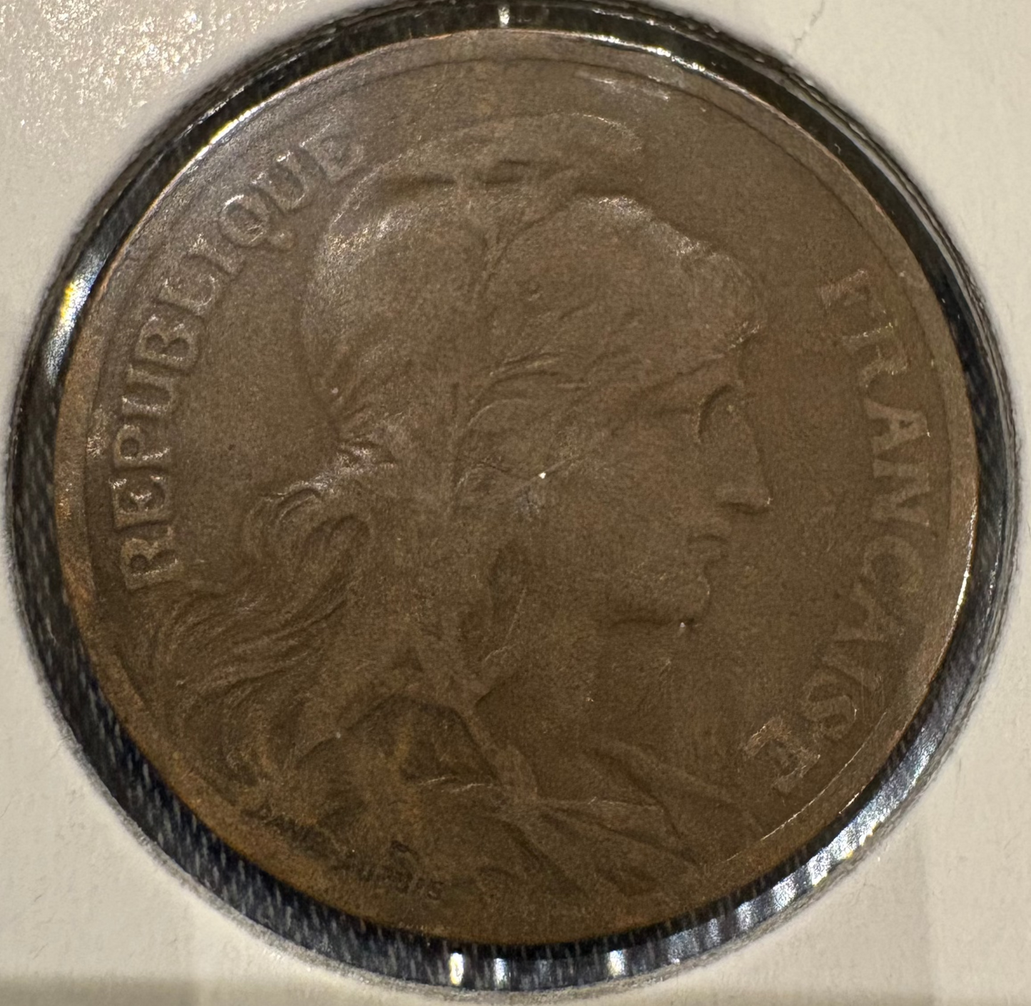 1898 France 5 Centimes KM# 842