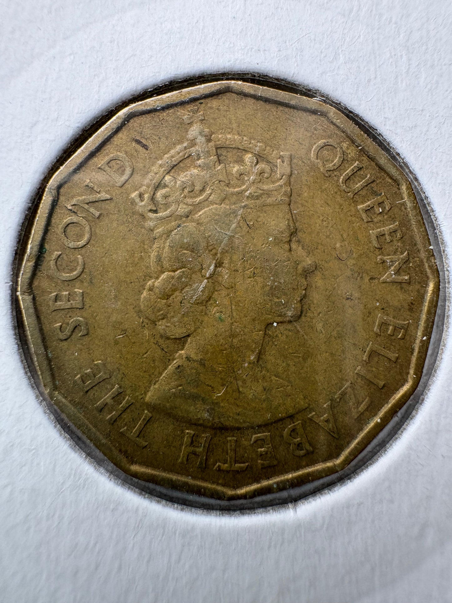 1958 Fiji Threepence KM# 22