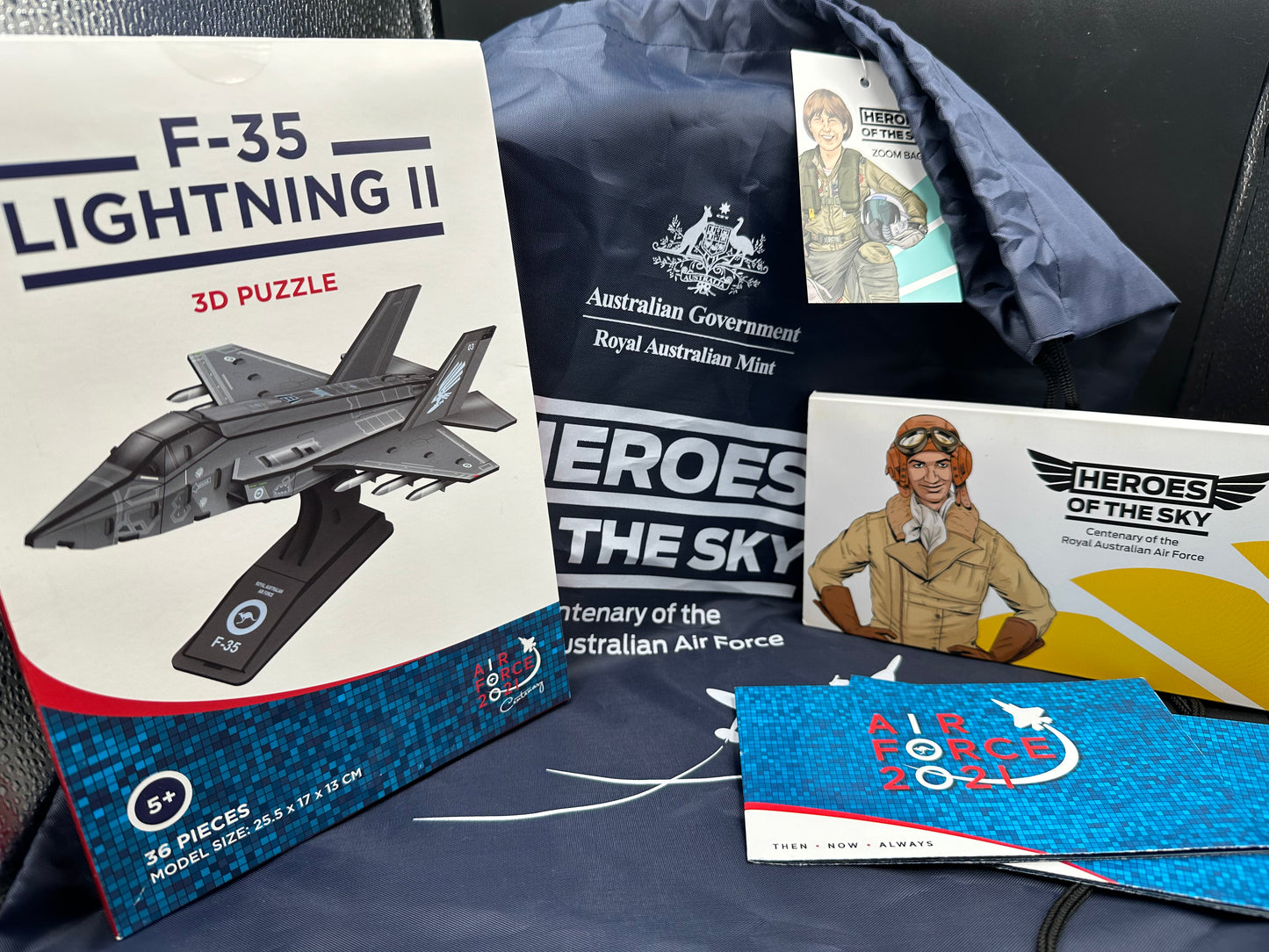 2021 Heroes in the Sky Zoom Bag with Royal Australian Air Force (R.A.A.F) Token