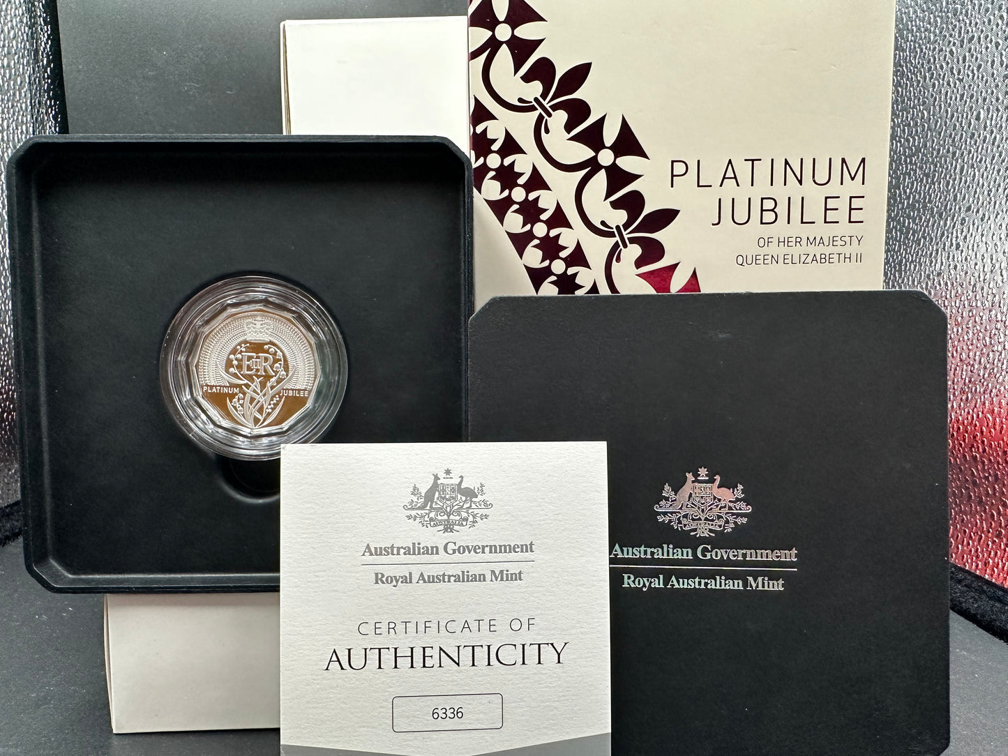 2022 50c Silver Proof Platinum Jubilee of HM Queen Elizabeth II