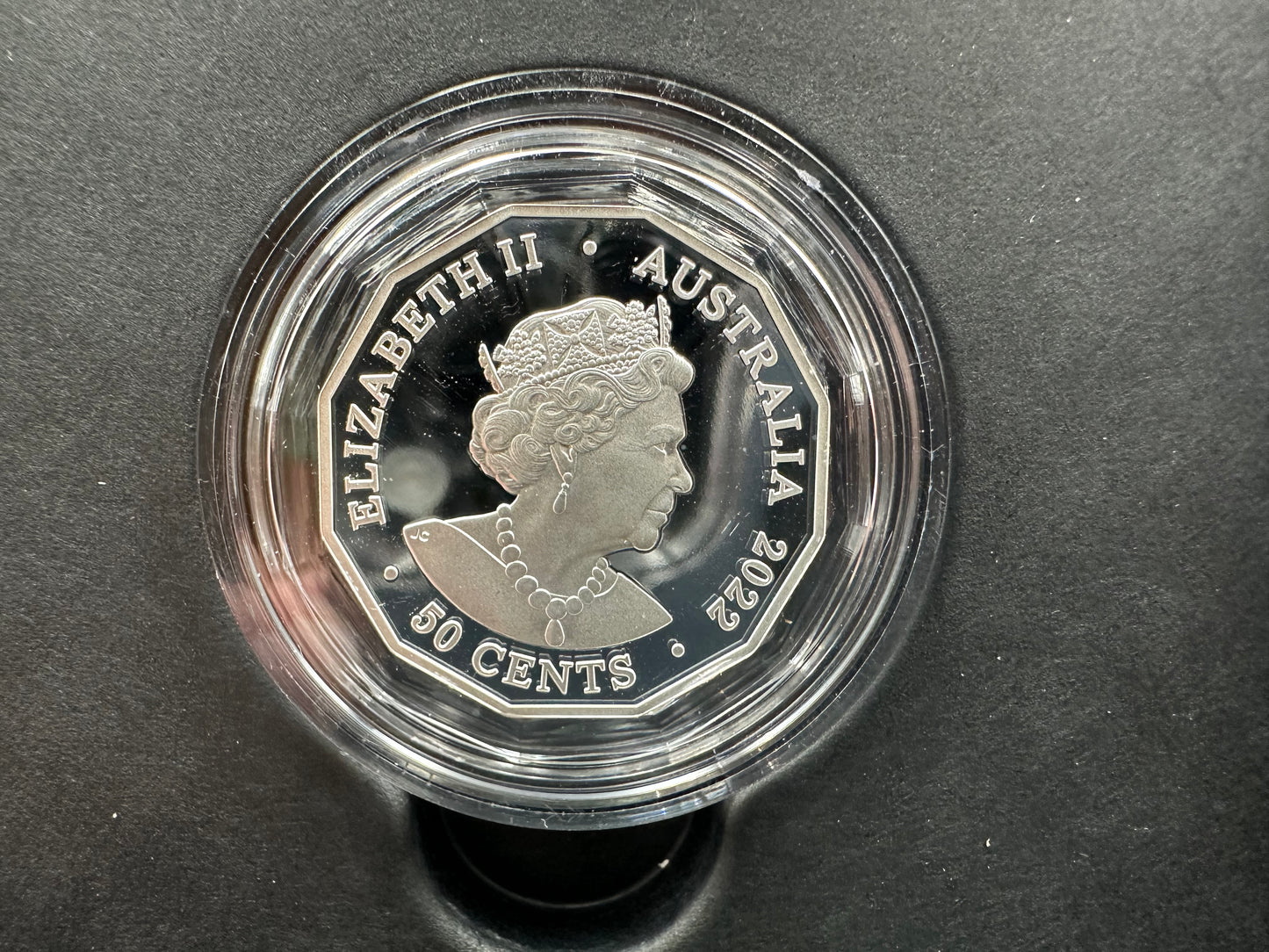 2022 50c Silver Proof Platinum Jubilee of HM Queen Elizabeth II