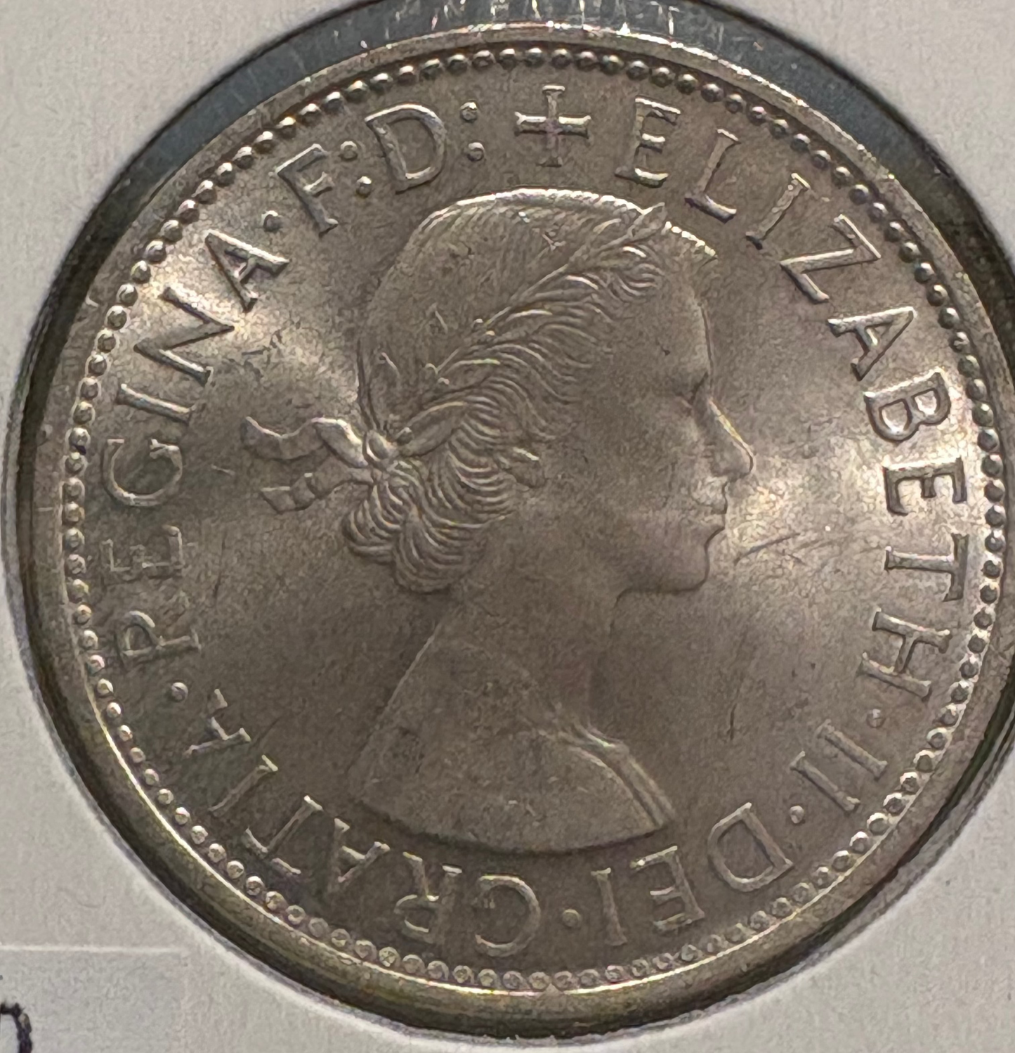 1958 Australian Florin .500 Silver KM# 60