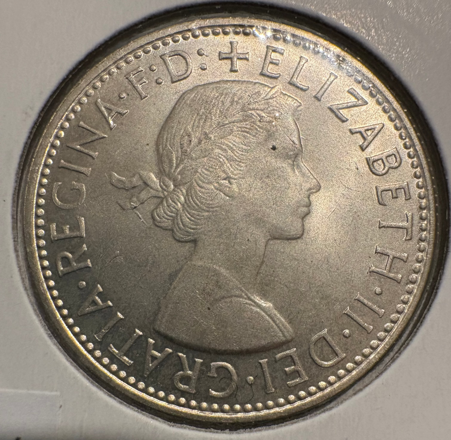 1962 Australian Florin .500 Silver KM# 60