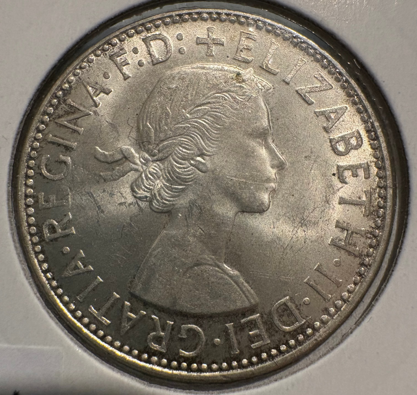 1963 Australian Florin .500 Silver KM# 60