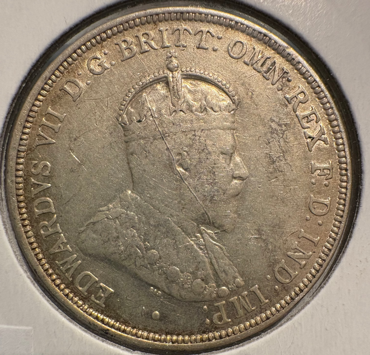 1910 Australian Florin .925 Silver KM# 21