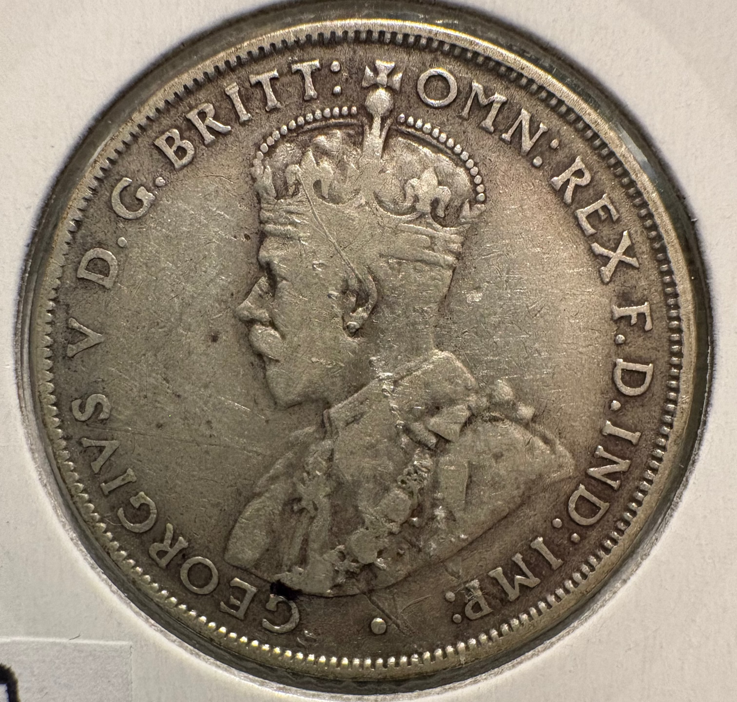 1933 Australian Florin .925 Silver KM# 27