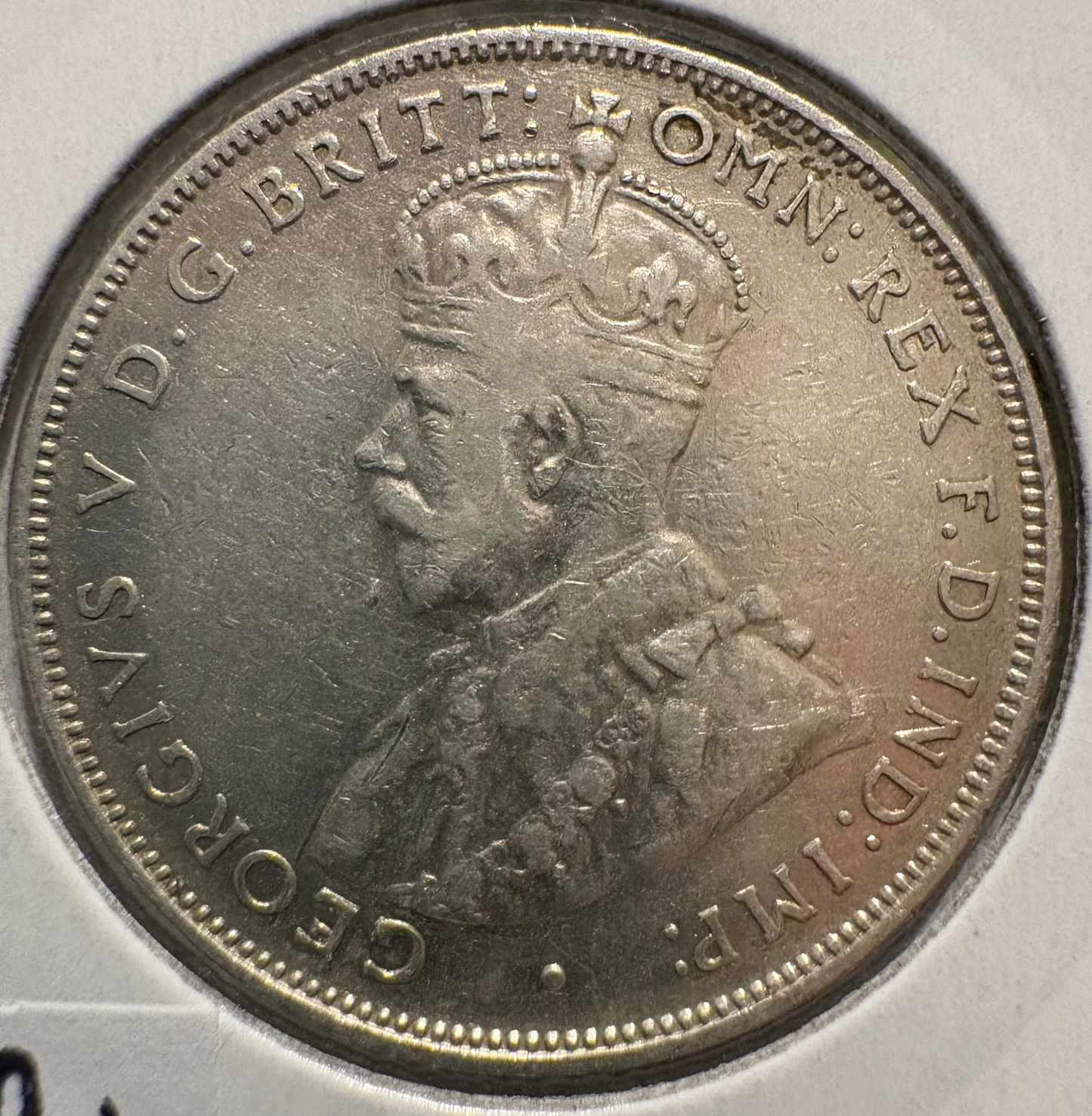 1934 Australian Florin .925 Silver KM# 27