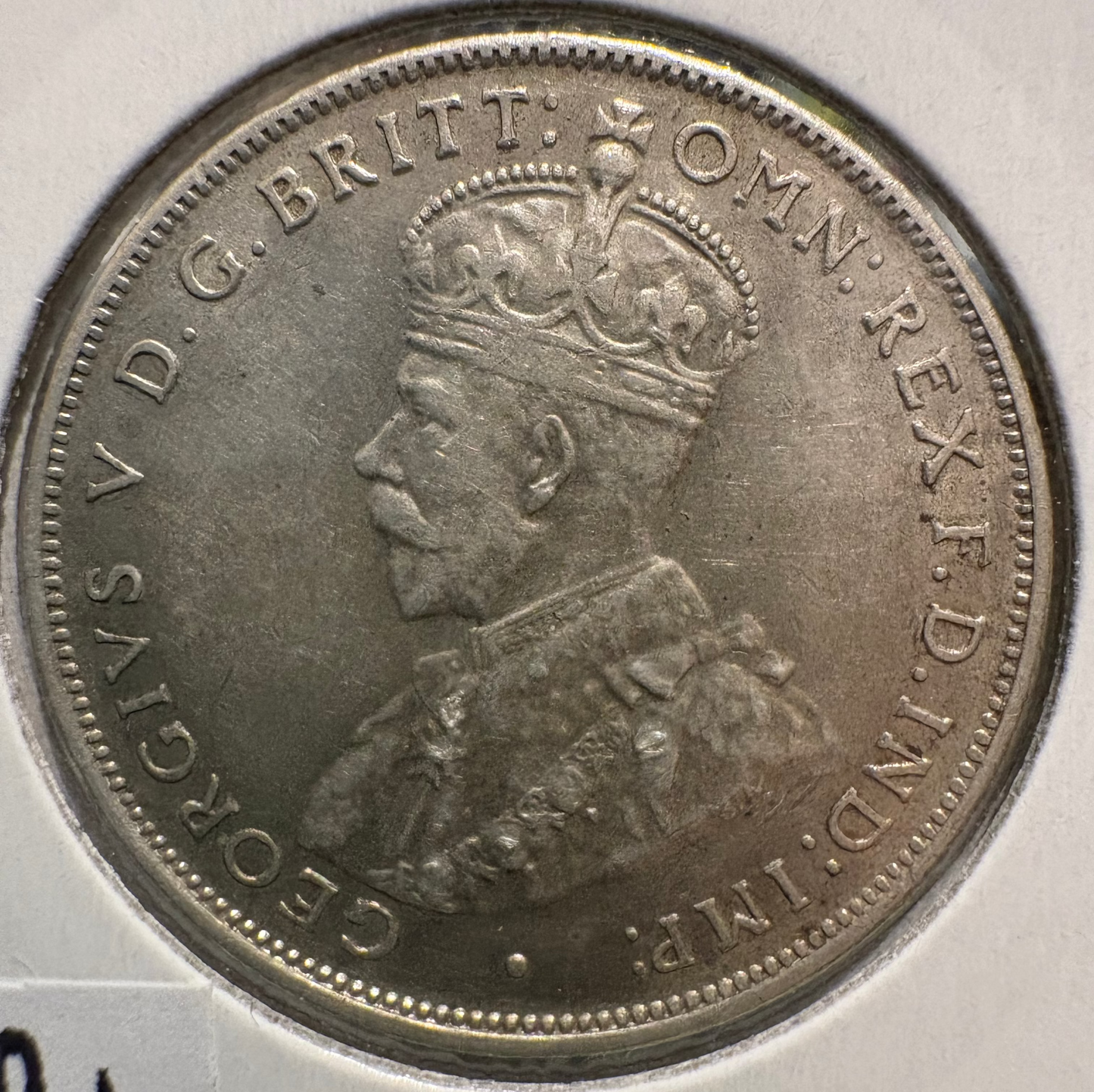 1936 Australian Florin .925 Silver KM# 27