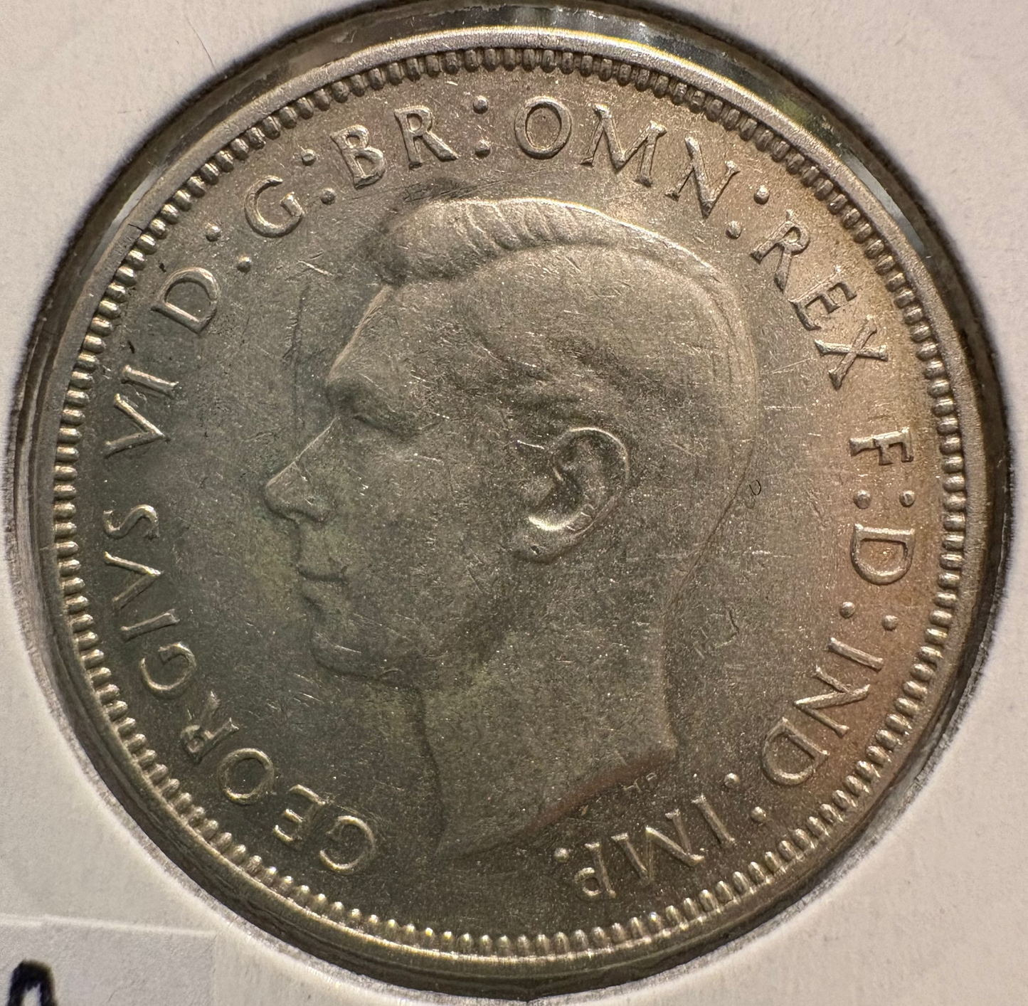 1938 Australian Florin .925 Silver KM# 40