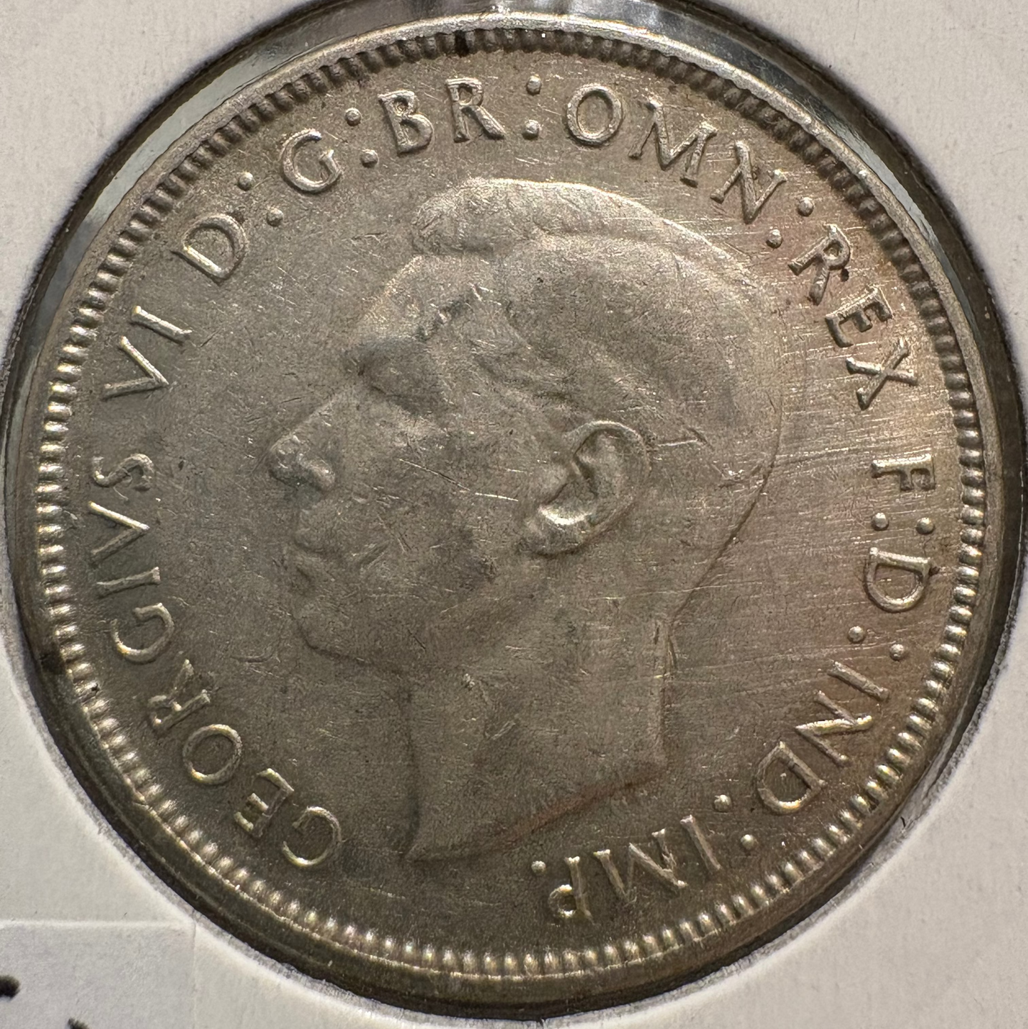 1942 S Australian Florin .925 Silver KM# 40