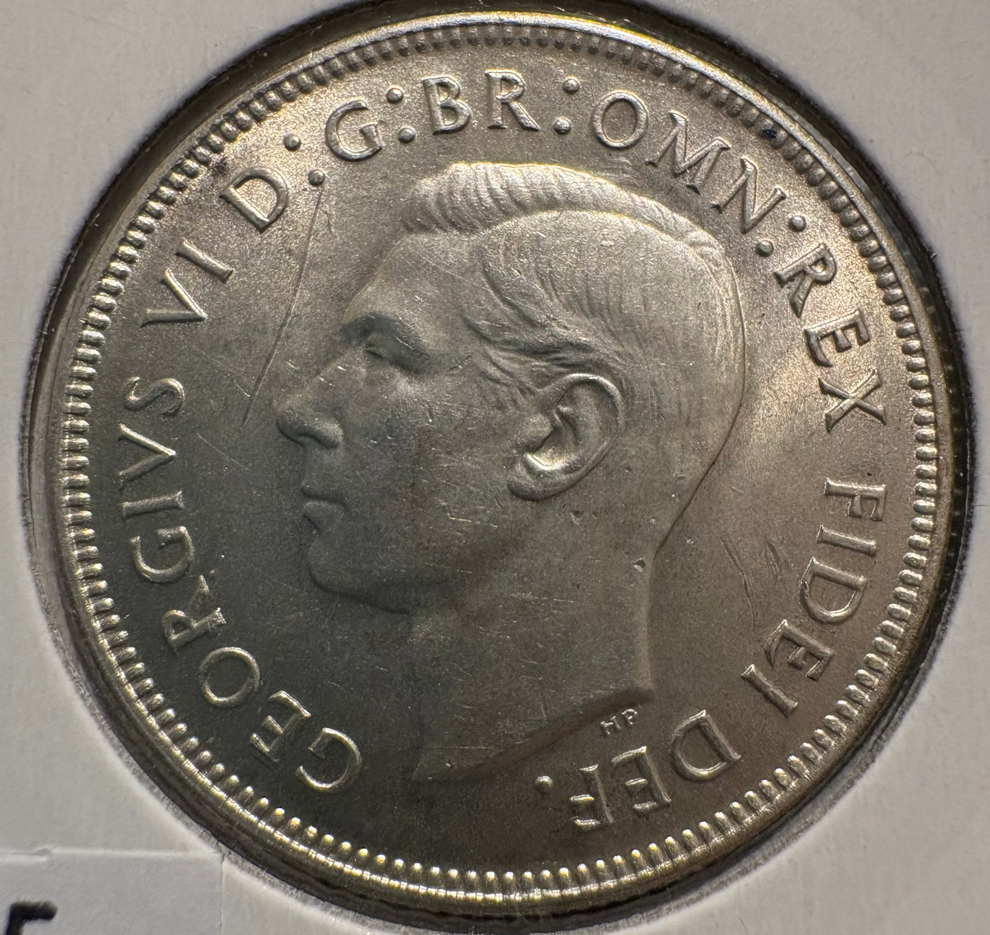 1951 Australian Florin .500 Silver KM# 47