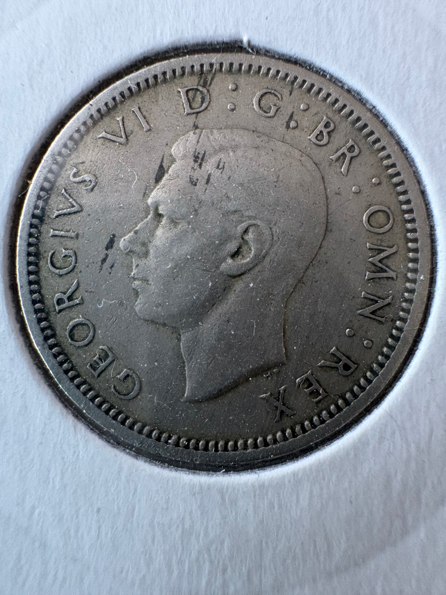 1951 Great Britain Sixpence KM# 875