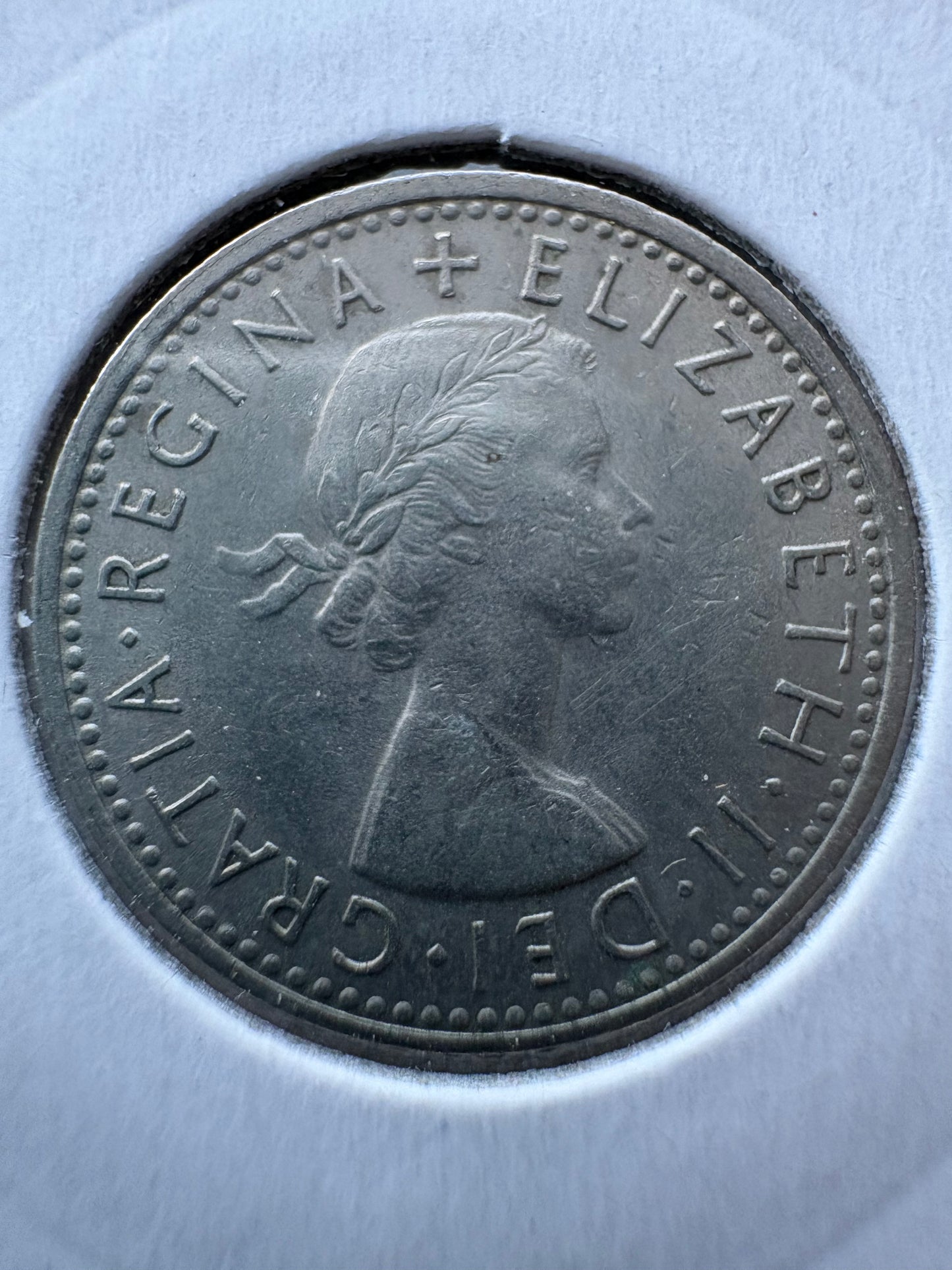1966 Great Britain Sixpence KM# 903