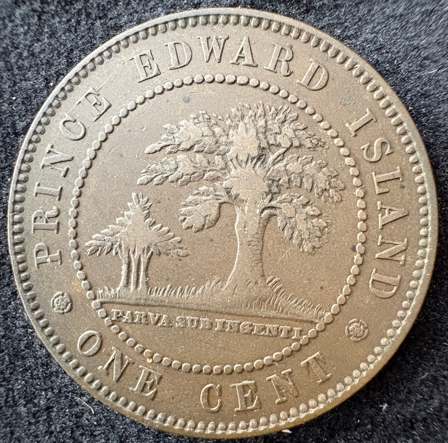 1871 Canada Prince Edward Island Cent KM# 4
