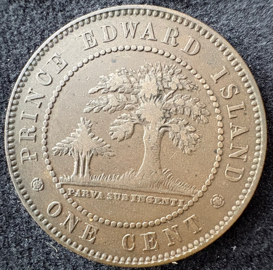 1871 Canada Prince Edward Island Cent KM# 4