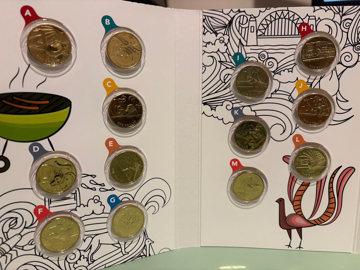 2021 A-Z Great Aussie Coin Hunt 2 - 26 Coin Set