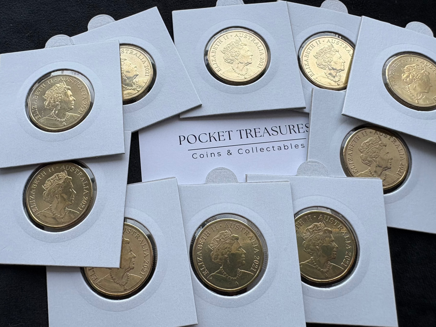 2021 $1 Jody Clark Effigy - Mob of Roos Uncirculated Coins from RAM Mint bag