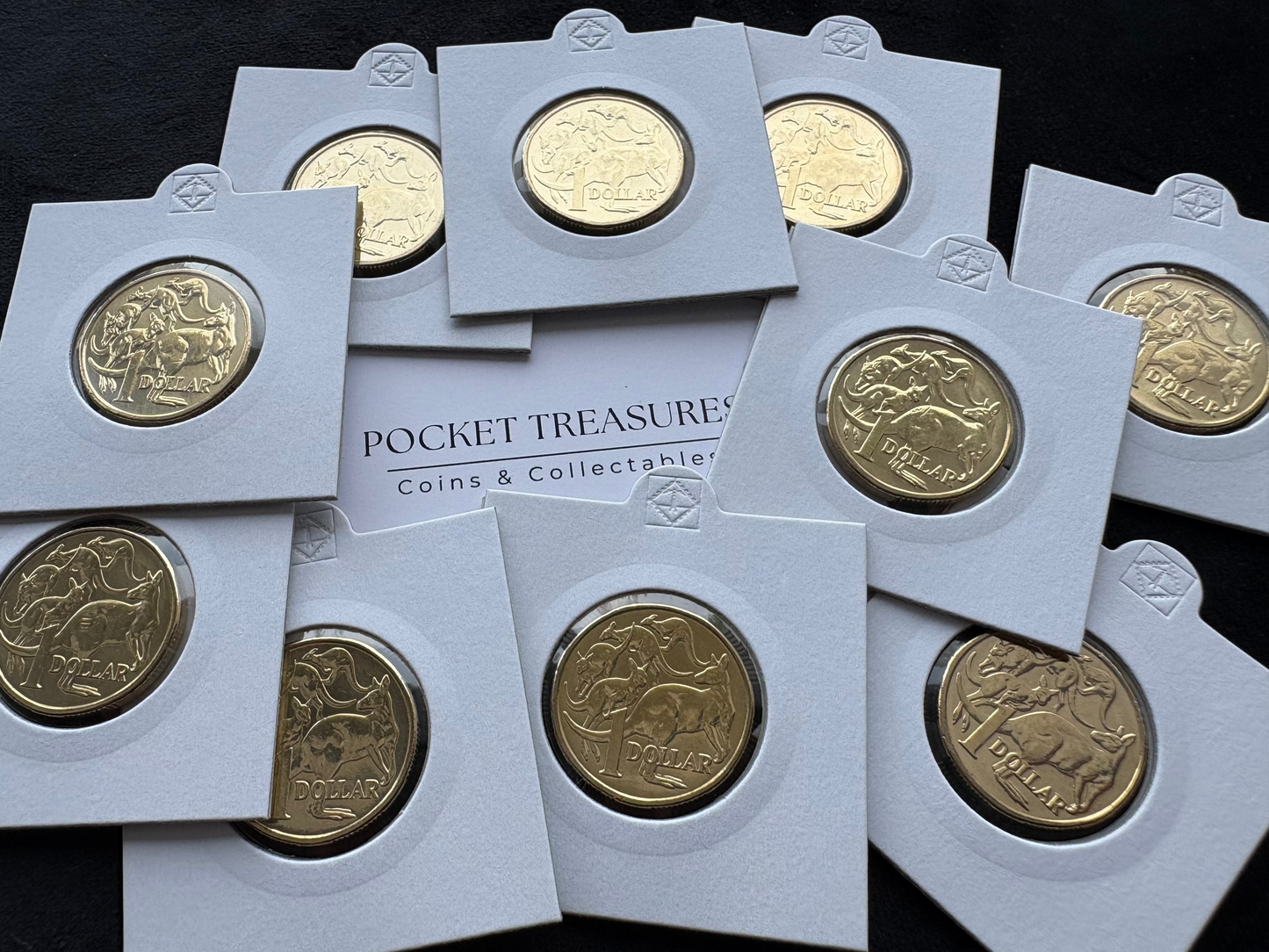 2021 $1 Jody Clark Effigy - Mob of Roos Uncirculated Coins from RAM Mint bag