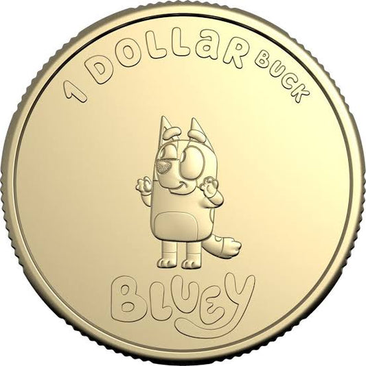 2024 $1 Bluey Dollar Bucks Coins - Bingo