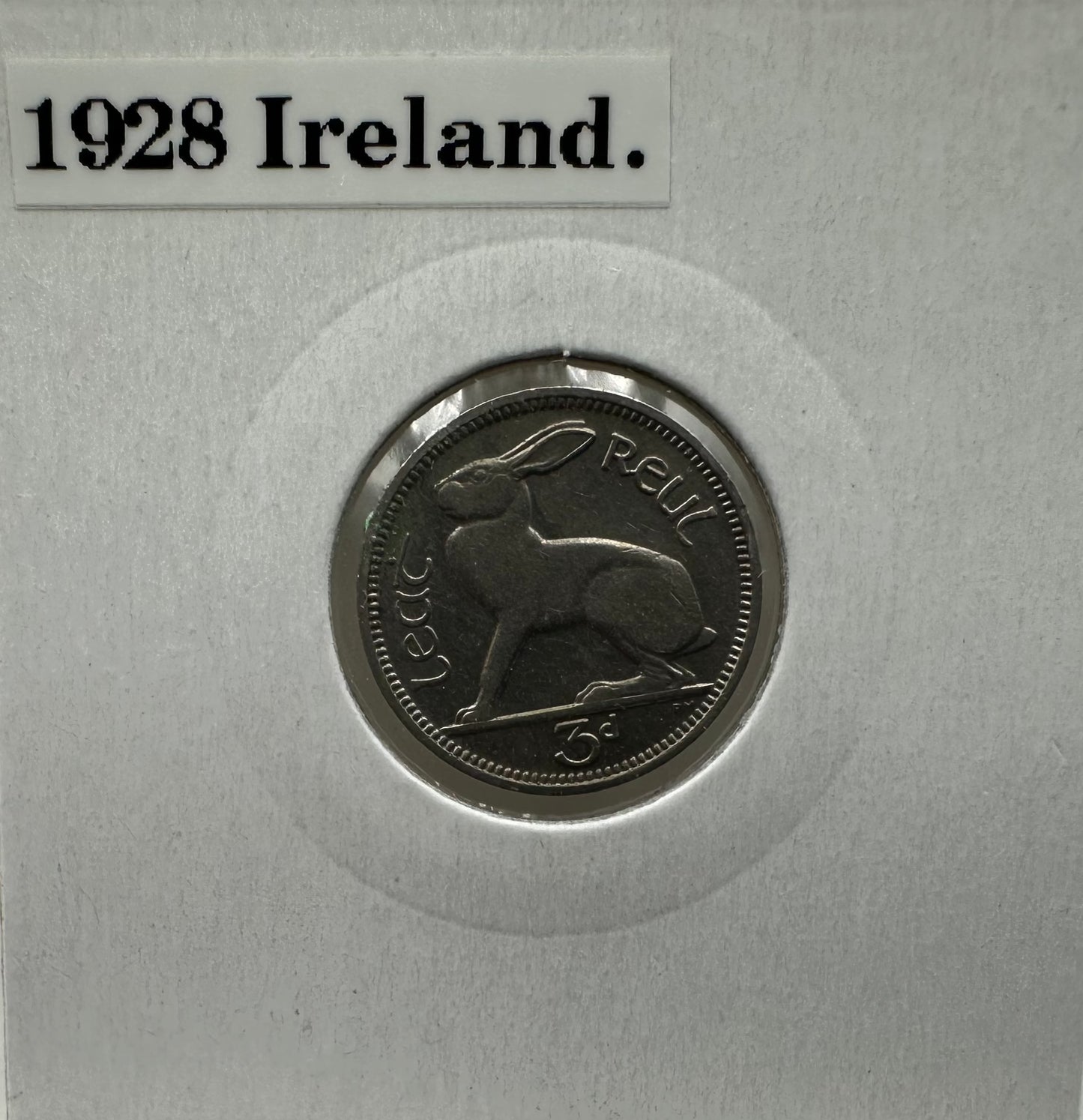 1928 3D - Ireland Saorstat Eireann Threepence