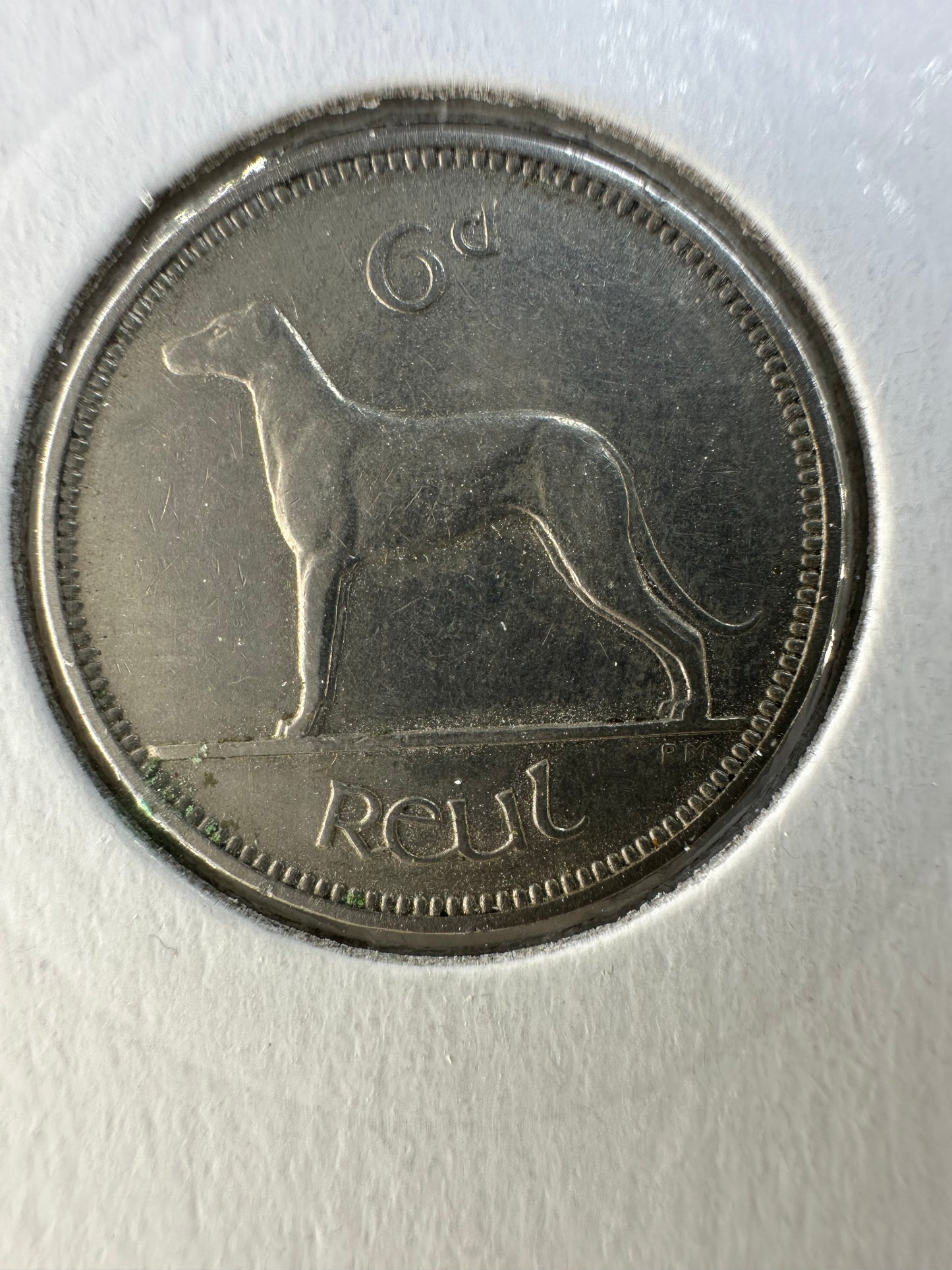 1928 6D - Ireland Saorstat Eireann Sixpence