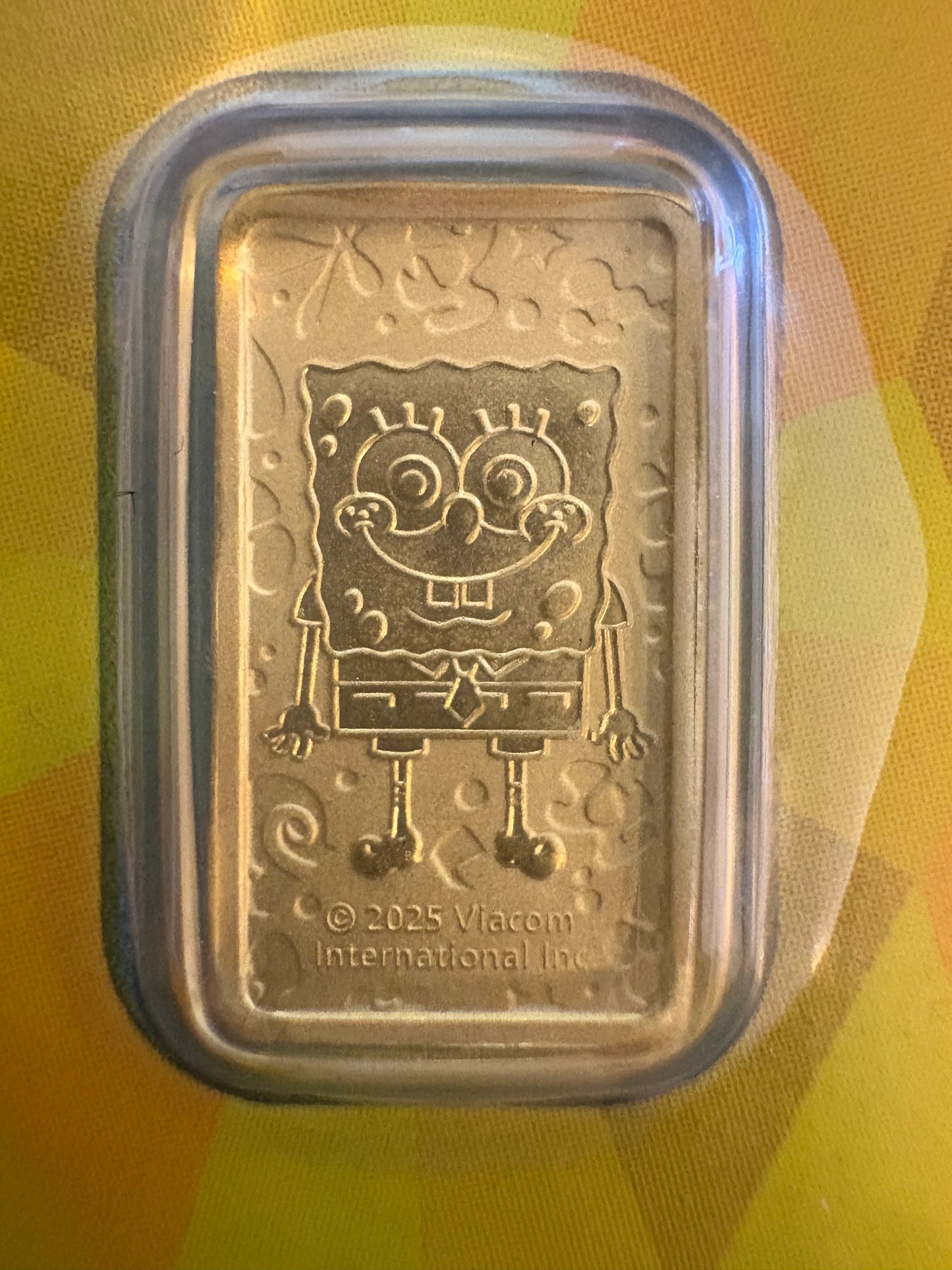 2025 SPONGEBOB SQUAREPANTS – 1g .9999 Gold Perth Mint Minted Bar