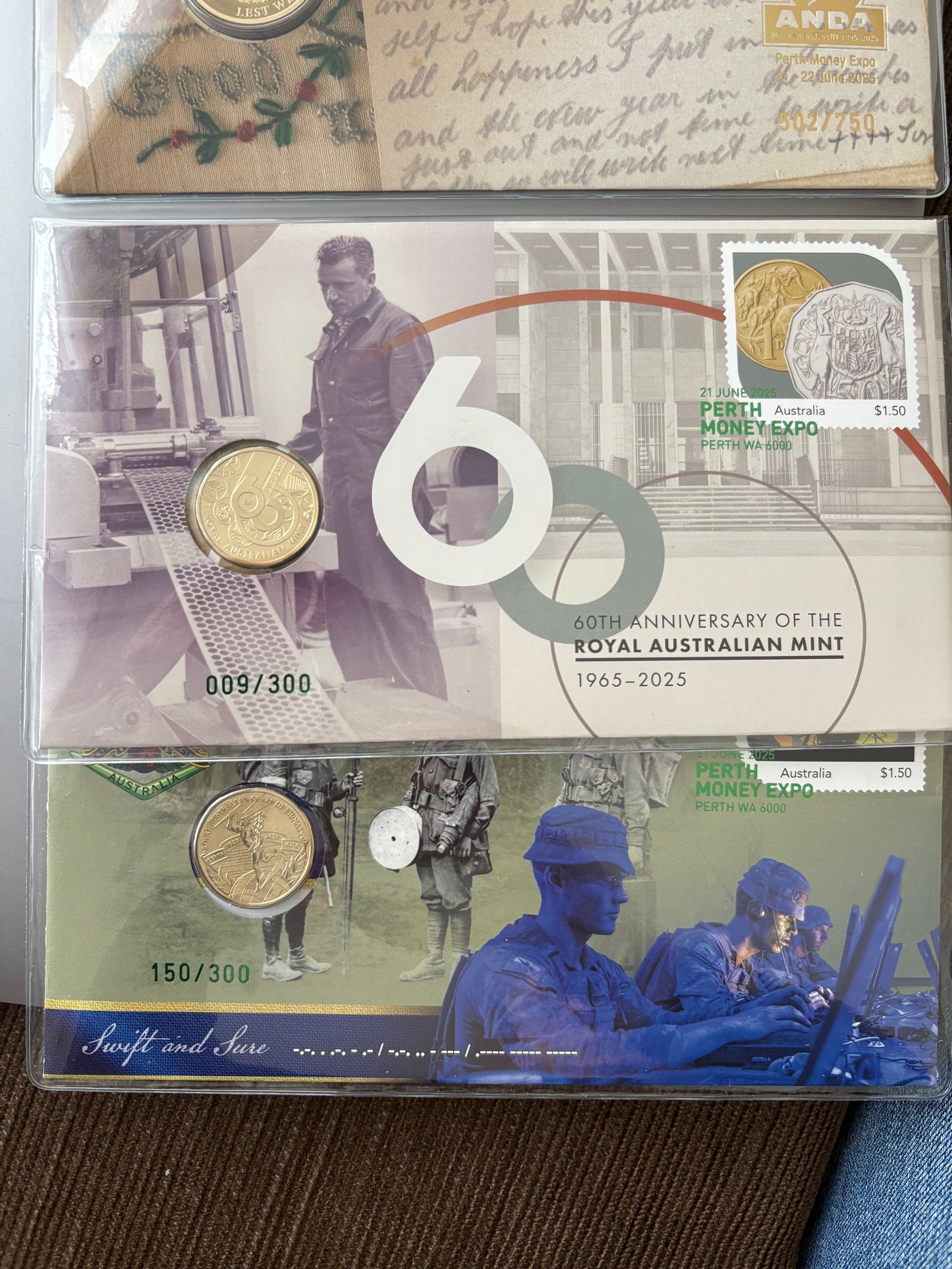 2025 Perth ANDA Money Expo & Australia Post PNC’s set of 3 - DAY 1