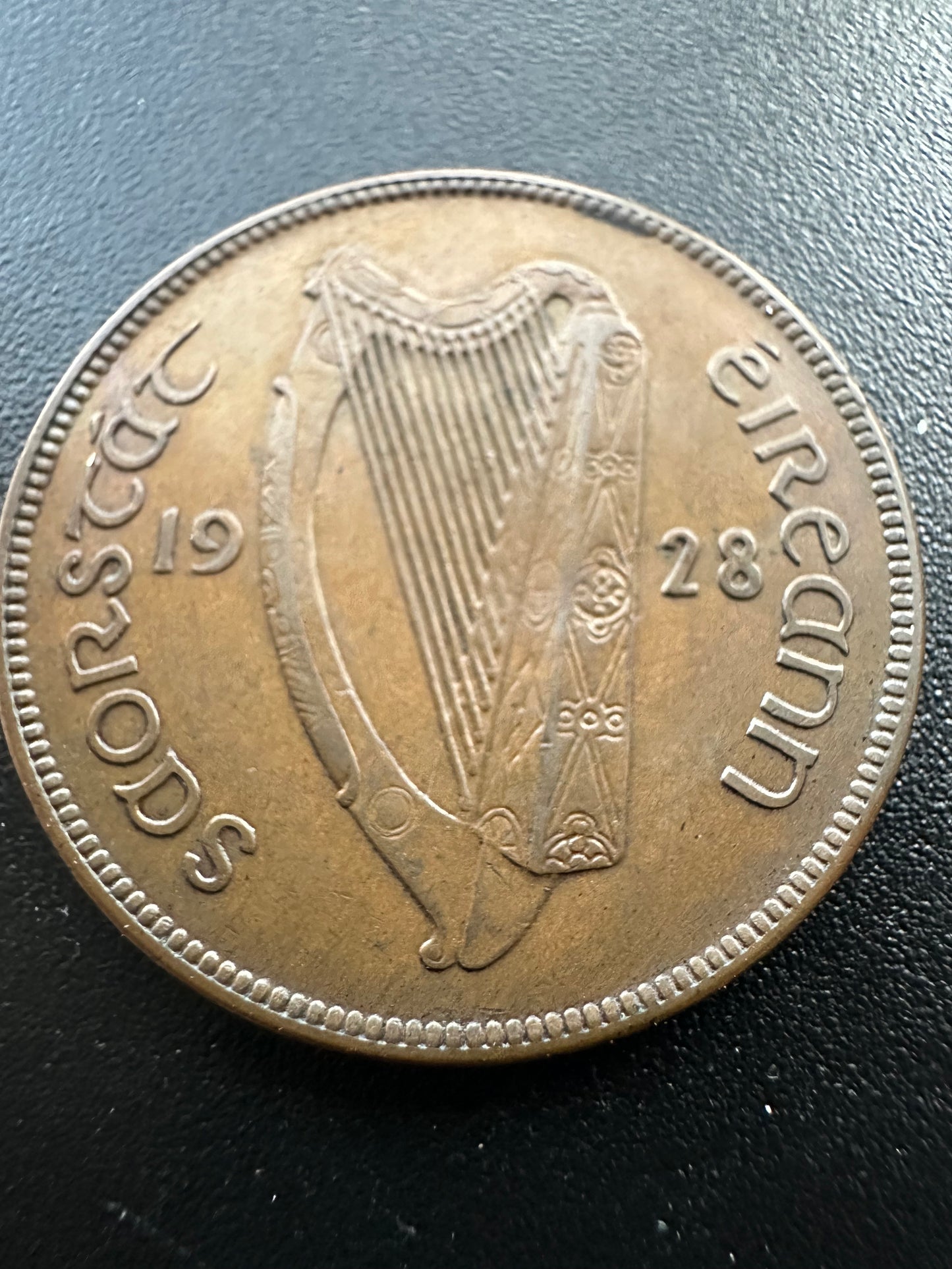 1928 1D - Ireland Saorstat Eireann One Penny