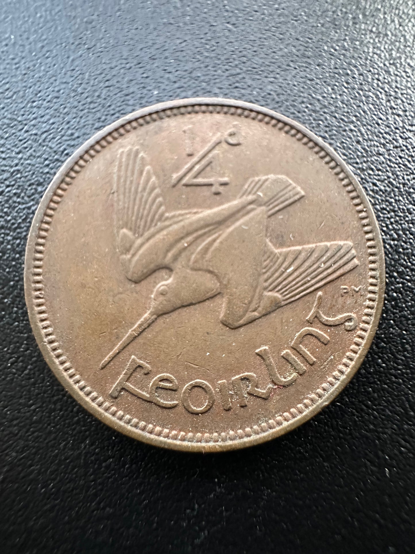 1930 Farthing - Ireland Saorstat Eireann 1/4 D Feoirling - 1/4 Phingin
