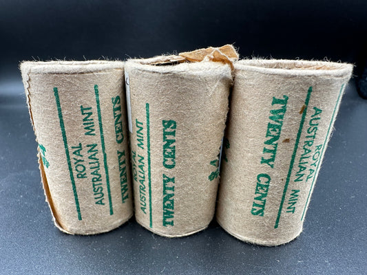 1980 Twenty Cent Royal Australian Mint Roll - UNOPENED