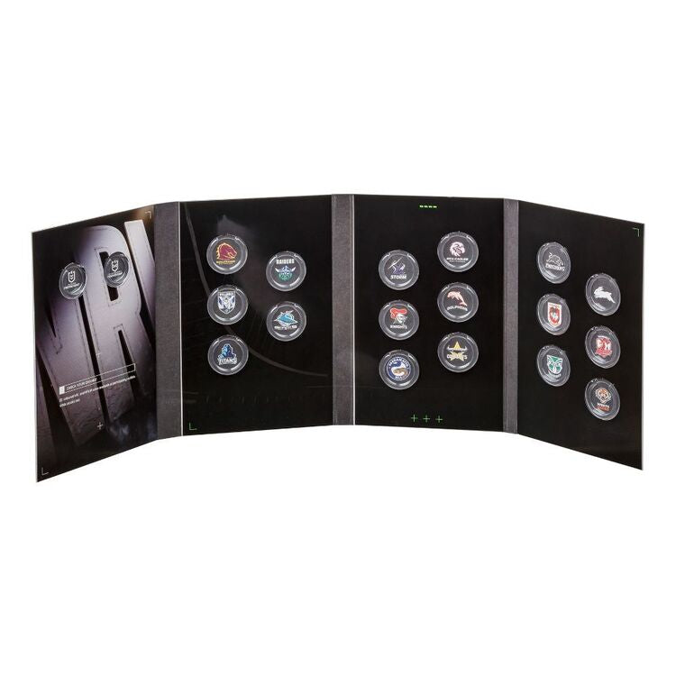 Australia 2024 NRL Premierships Every Team $1 17-Coin Collection with Folder & Tube