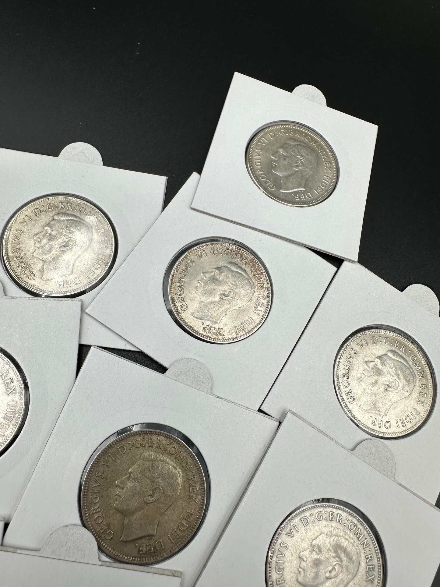 1951 Jubilee 50 Years of Federation Australian King George VI Florin Silver