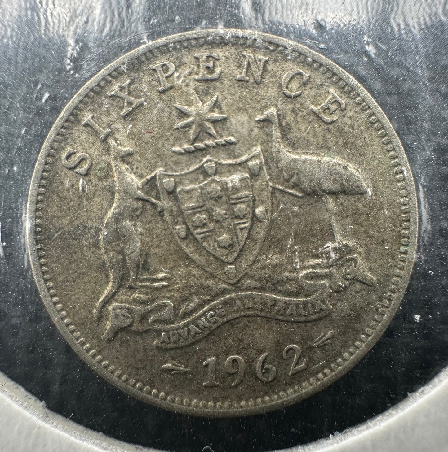 1962 Australian Sixpence - .500 Silver