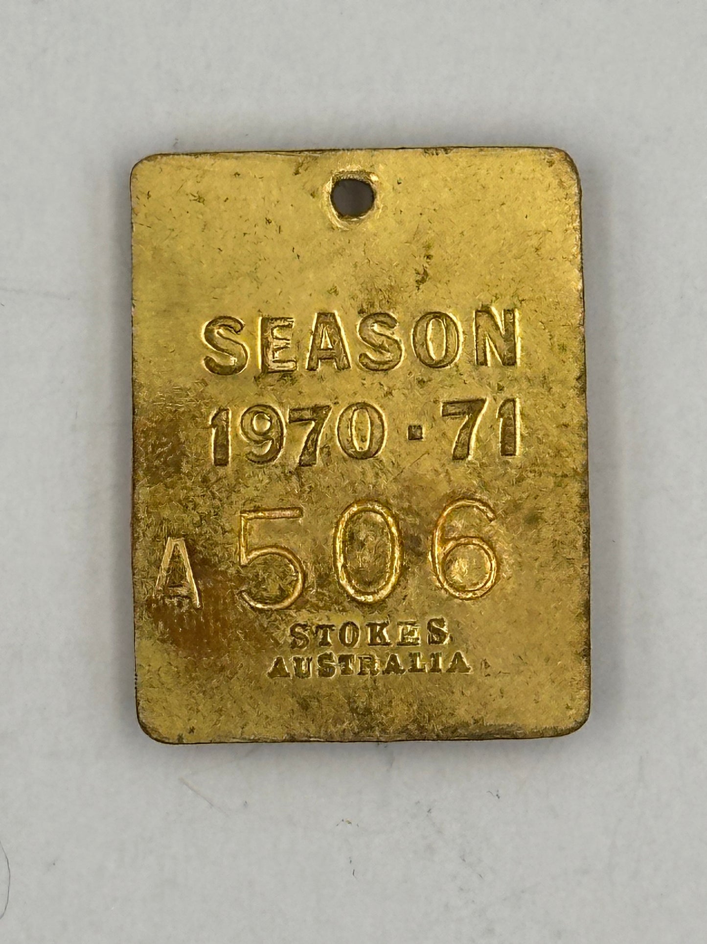 Vintage 1970-1971 Geelong Racing Club Lady Membership Enamel Badge